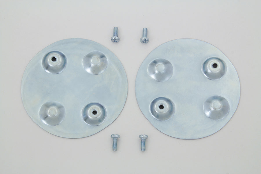 Wyatt Gatling Emblem Mount Bracket for Gas Tank – Fits Plastic Round Emblems with Easy Weld Integration by Wyatt Gatling