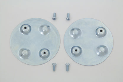 Wyatt Gatling Emblem Mount Bracket for Gas Tank – Fits Plastic Round Emblems with Easy Weld Integration by Wyatt Gatling
