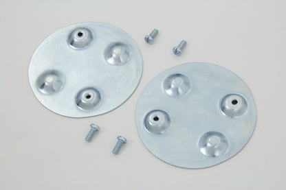 Wyatt Gatling Emblem Mount Bracket for Gas Tank – Fits Plastic Round Emblems with Easy Weld Integration by Wyatt Gatling