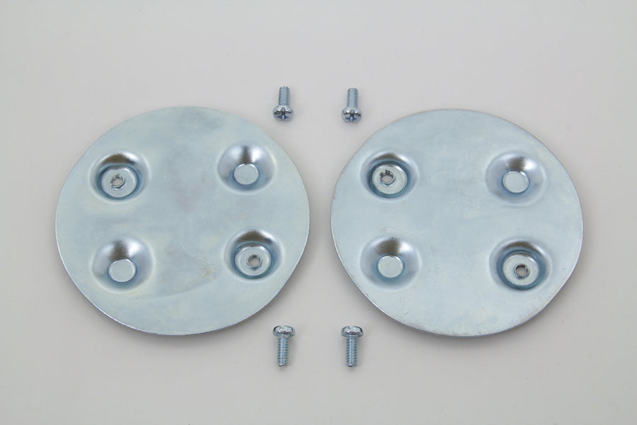 Wyatt Gatling Emblem Mount Bracket for Gas Tank – Fits Plastic Round Emblems with Easy Weld Integration by Wyatt Gatling