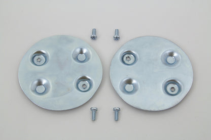Wyatt Gatling Emblem Mount Bracket for Gas Tank – Fits Plastic Round Emblems with Easy Weld Integration by Wyatt Gatling