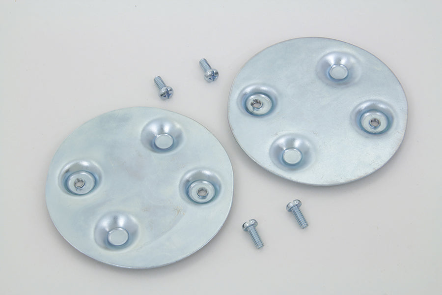 Wyatt Gatling Emblem Mount Bracket for Gas Tank – Fits Plastic Round Emblems with Easy Weld Integration by Wyatt Gatling
