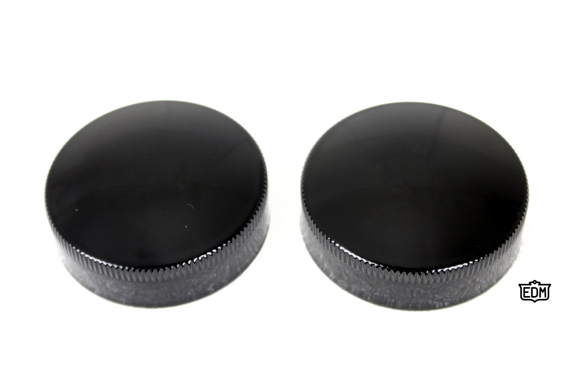 Wyatt Gatling Replica Eaton Style Vented Gas Cap Set for Harley Davidson EL and FL Models by Wyatt Gatling