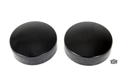Wyatt Gatling Replica Eaton Style Vented Gas Cap Set for Harley Davidson EL and FL Models by Wyatt Gatling