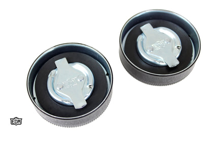 Wyatt Gatling Replica Eaton Style Vented Gas Cap Set for Harley Davidson EL and FL Models by Wyatt Gatling