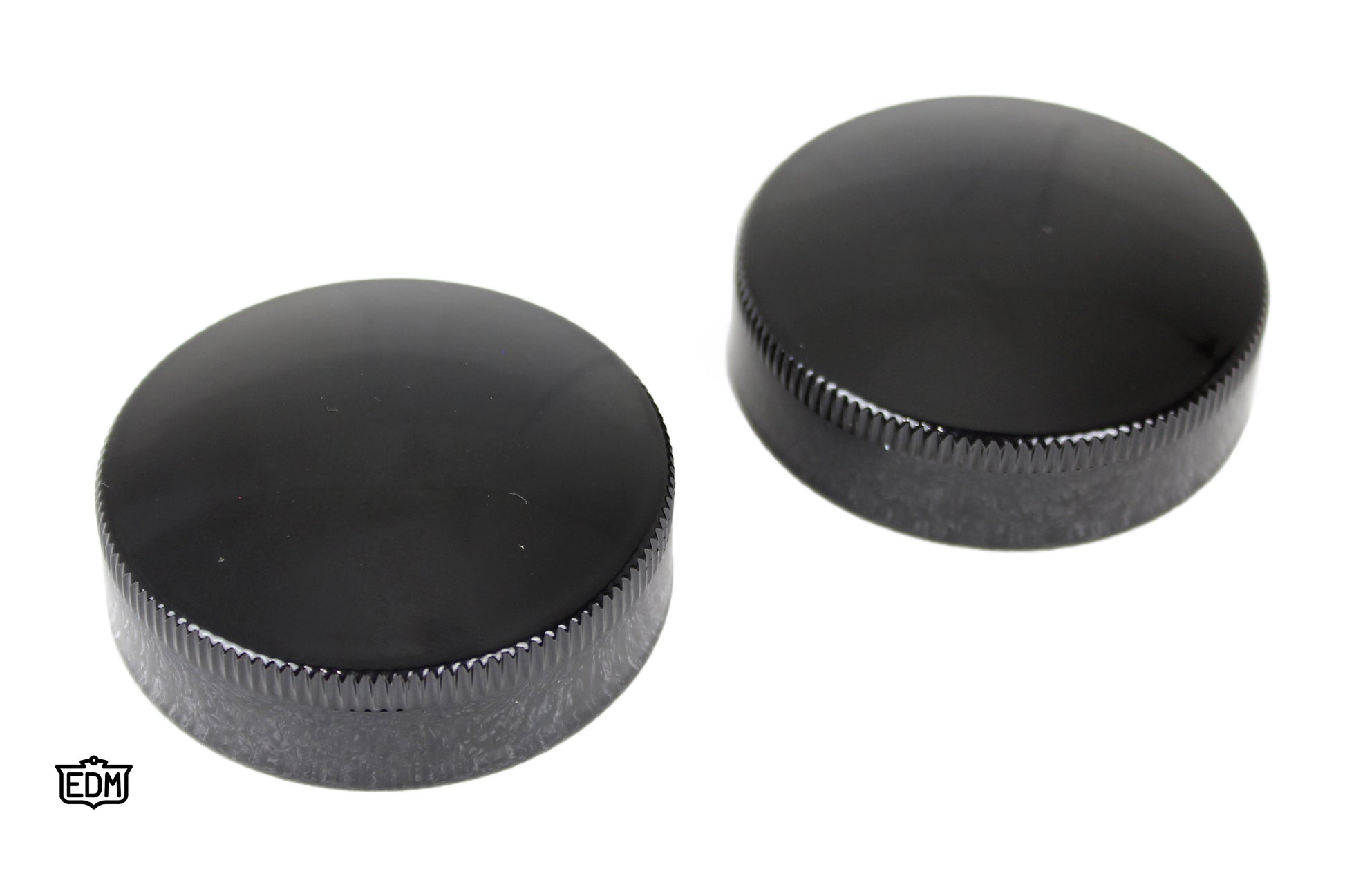 Wyatt Gatling Replica Eaton Style Vented Gas Cap Set for Harley Davidson EL and FL Models by Wyatt Gatling