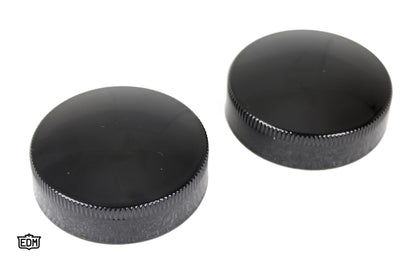 Wyatt Gatling Replica Eaton Style Vented Gas Cap Set for Harley Davidson EL and FL Models by Wyatt Gatling