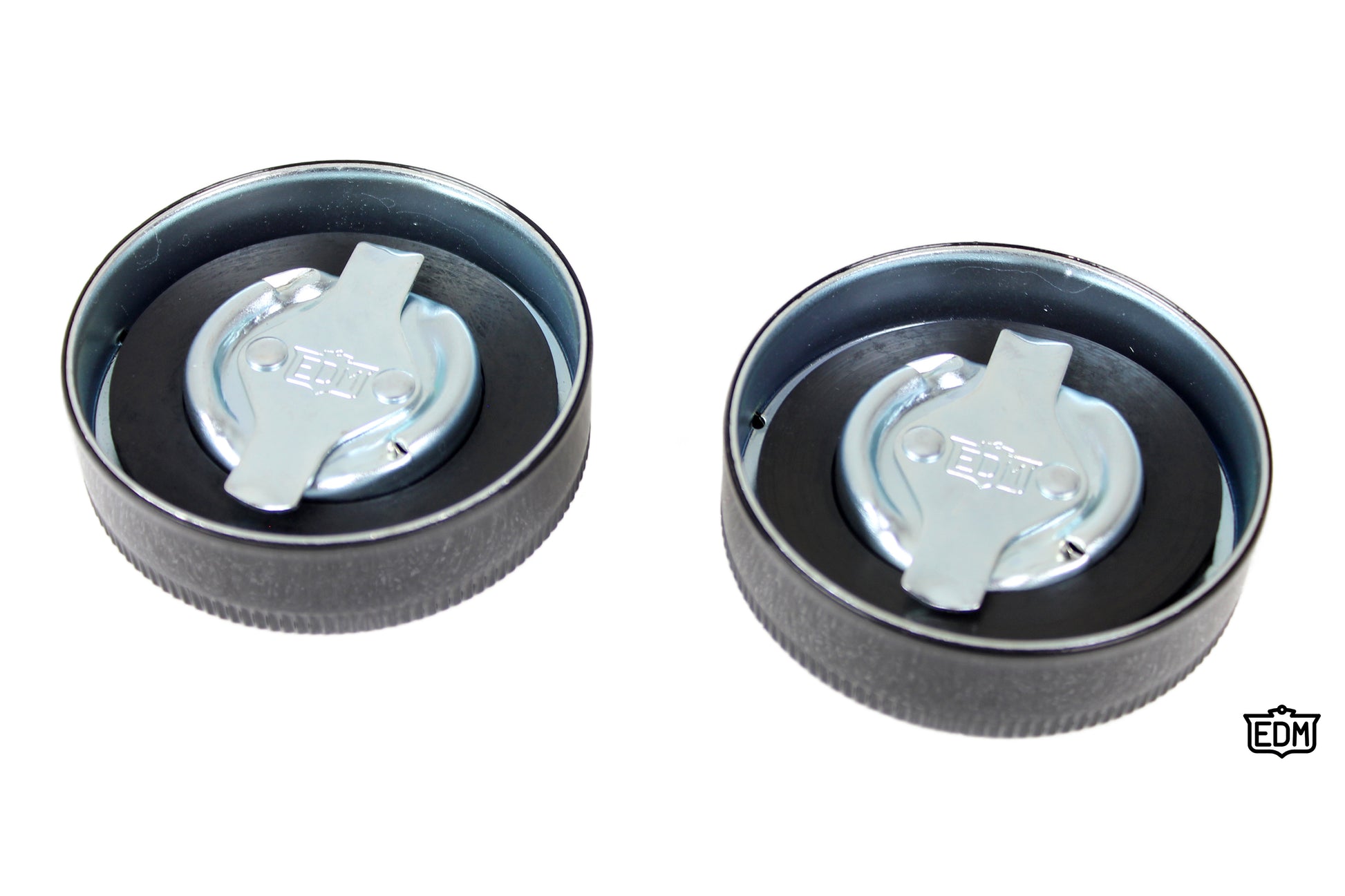Wyatt Gatling Replica Eaton Style Vented Gas Cap Set for Harley Davidson EL and FL Models by Wyatt Gatling