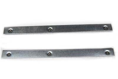 Wyatt Gatling 8-Inch Gas Tank Emblem Mount Strip Set for Harley Davidson 1951-1953 by Wyatt Gatling