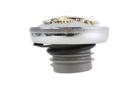 Wyatt Gatling Eagle Spirit Gas Cap Non-Vented for Harley Davidson FLT, FXST, and FLST Models