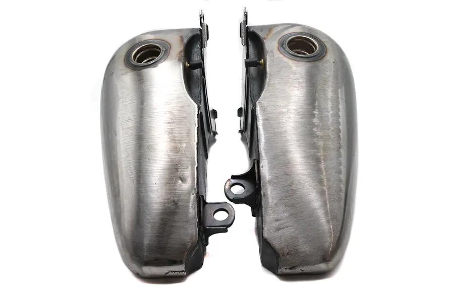 V-Twin Factory Sample Bobbed 5-Gallon Gas Tank Set for Harley Davidson FXST and FLST Models by V-Twin