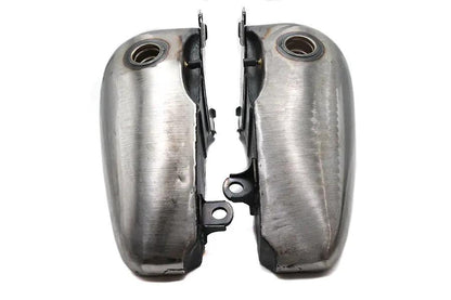 V-Twin Factory Sample Bobbed 5-Gallon Gas Tank Set for Harley Davidson FXST and FLST Models by V-Twin