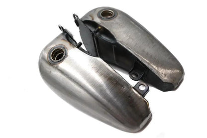 V-Twin Factory Sample Bobbed 5-Gallon Gas Tank Set for Harley Davidson FXST and FLST Models by V-Twin