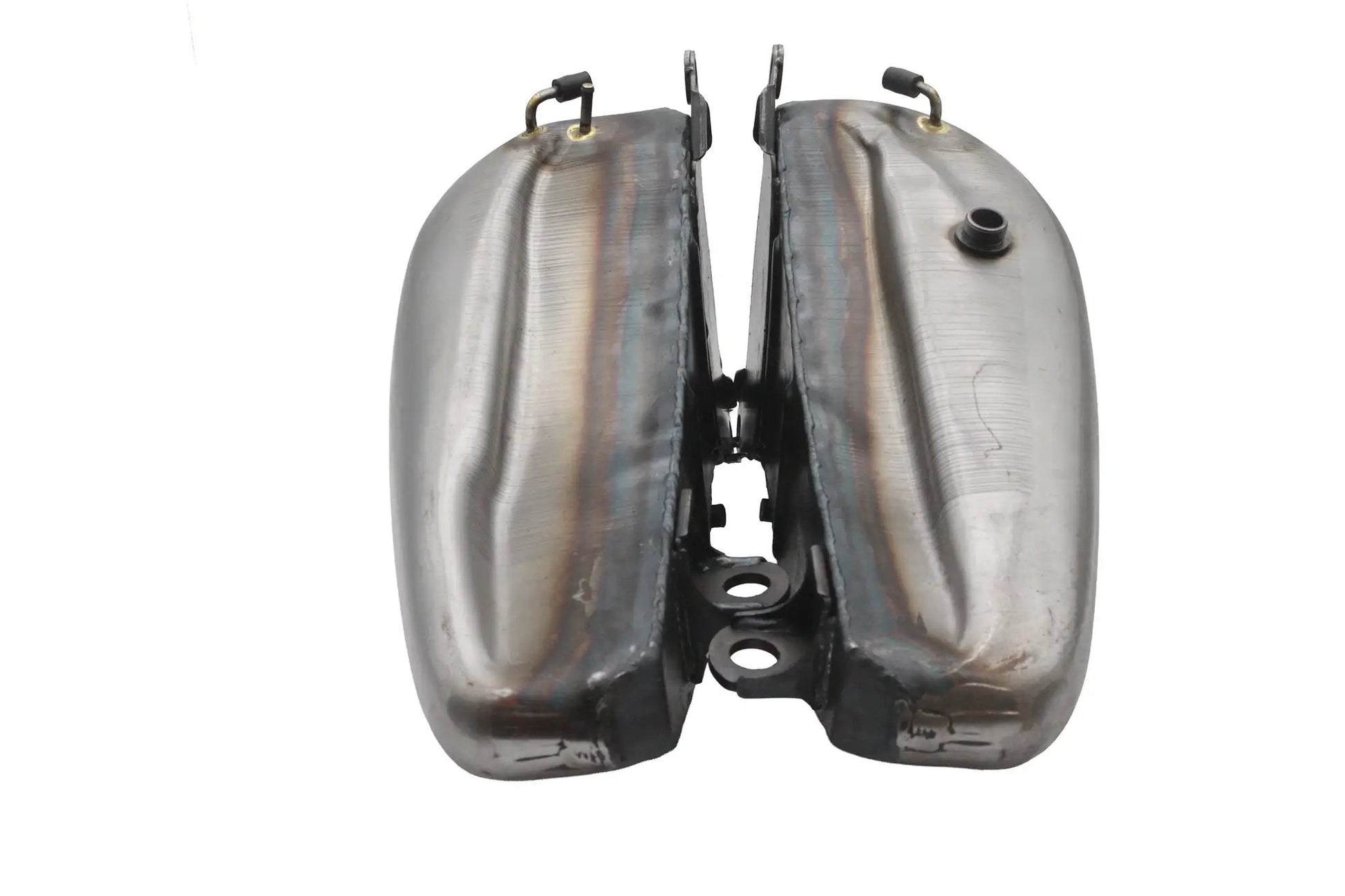 V-Twin Factory Sample Bobbed 3.5 Gallon Gas Tank Set for Harley Davidson FXST and FLST Models by V-Twin
