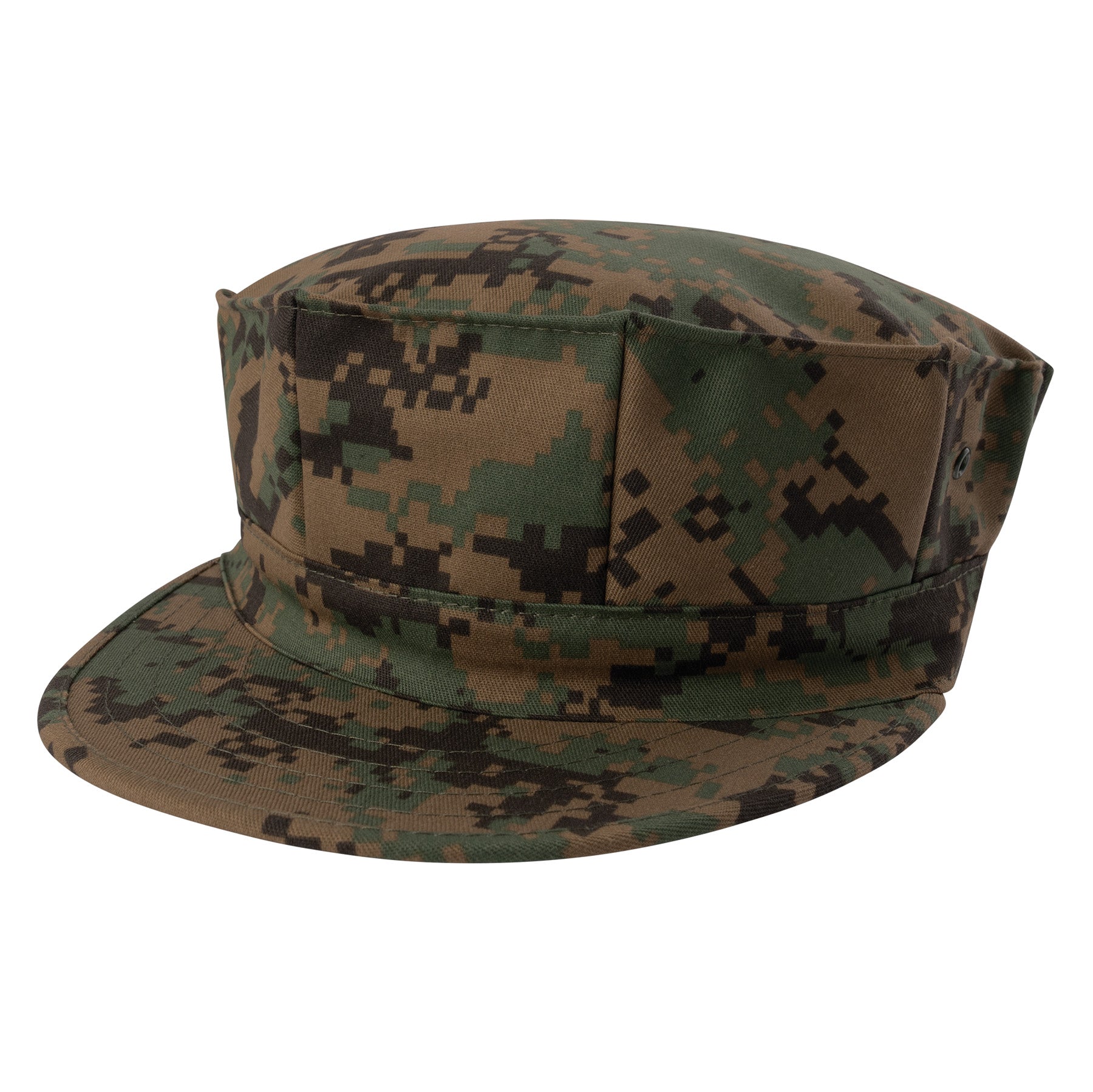 Rothco 8 Point Military Cap in Woodland Digital Camo, Size Small