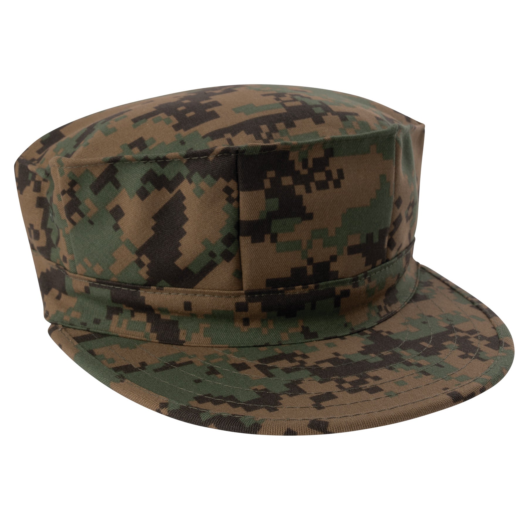 Rothco 8 Point Military Cap in Woodland Digital Camo, Size Medium
