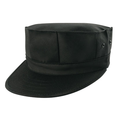Rothco 8 Point Military Cap Black Size Medium - Classic Tactical Headwear