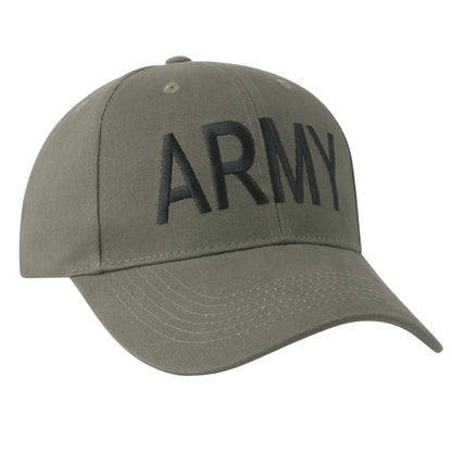 Rothco Army Supreme Low Profile Cap Olive Drab - Durable Military Style Hat with Adjustable Fit