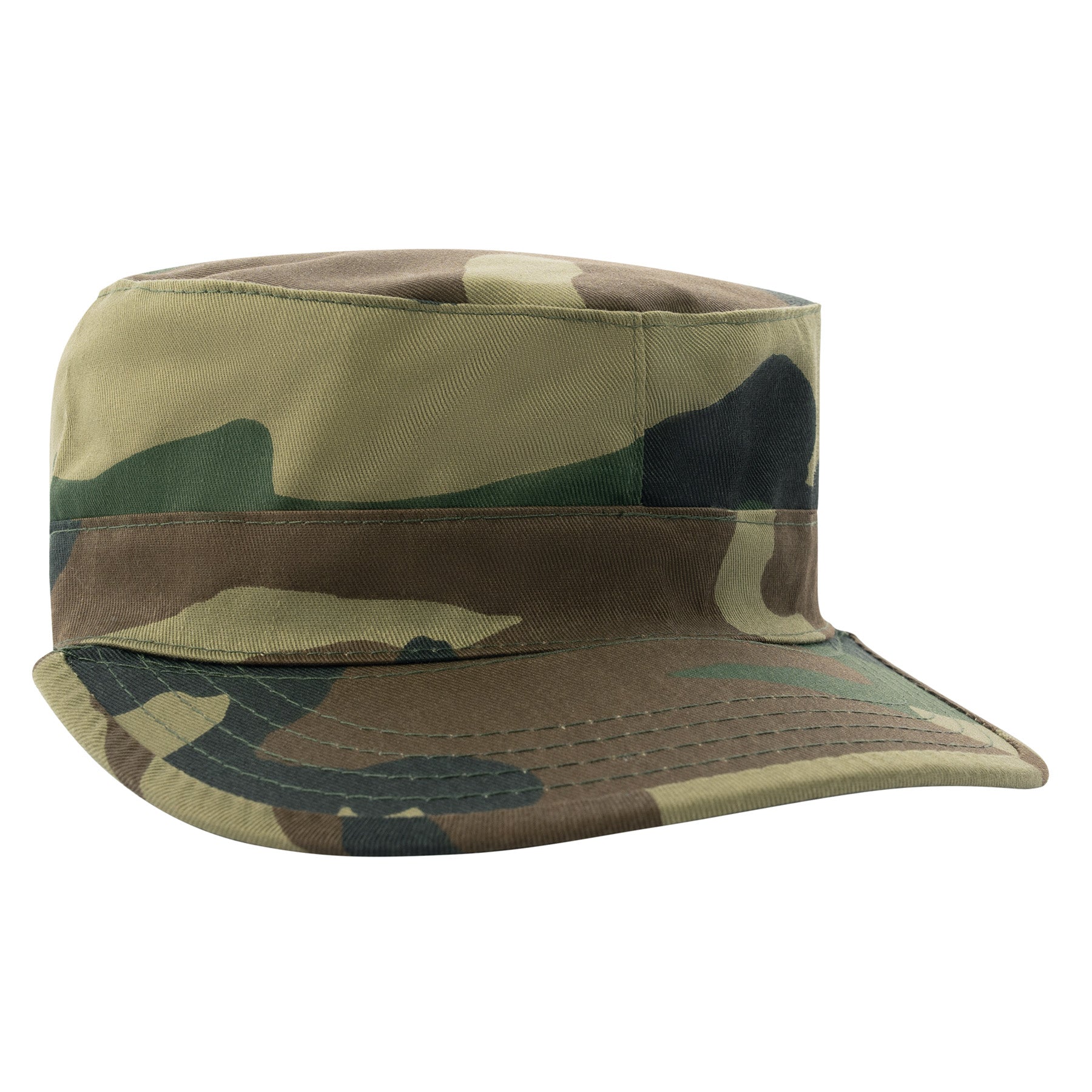 Rothco Kids Military Fatigue Cap - Woodland Camo, Size Large