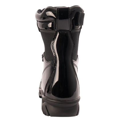 Rothco Forced Entry High-Gloss Tactical Boot with Side Zipper - 8 Inch, Size 10.5