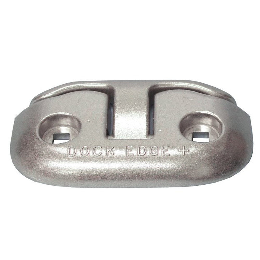 Dock Edge Flip Up Dock Cleat 6 inches Polished Aluminum - Marine Grade Marine Grade Aluminum