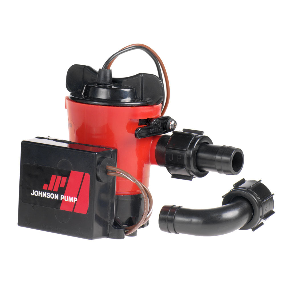 Johnson Pump 1000 GPH Ultima Combo Submersible Bilge Pump with 3/4 inch Dura-Port Discharge