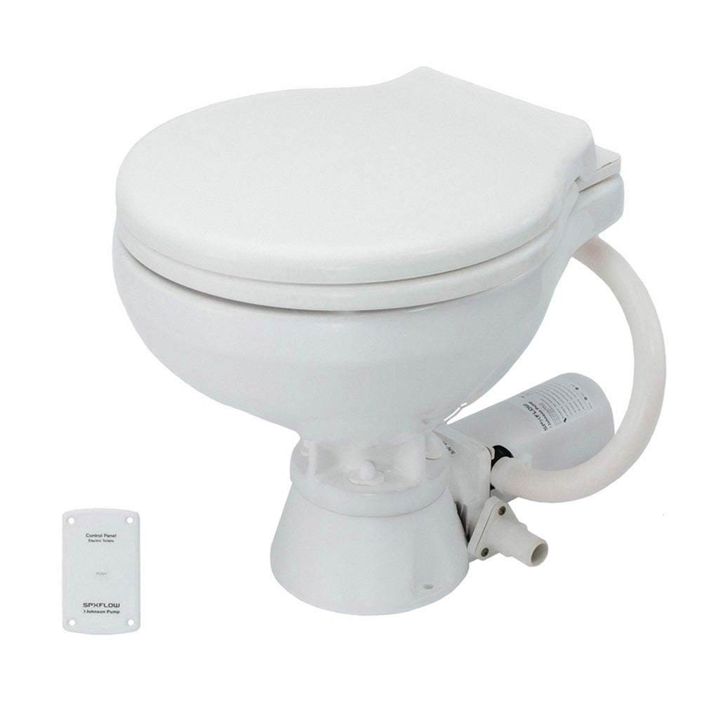 Johnson Pump Aqua Marine 12V Compact Electric Macerator Toilet