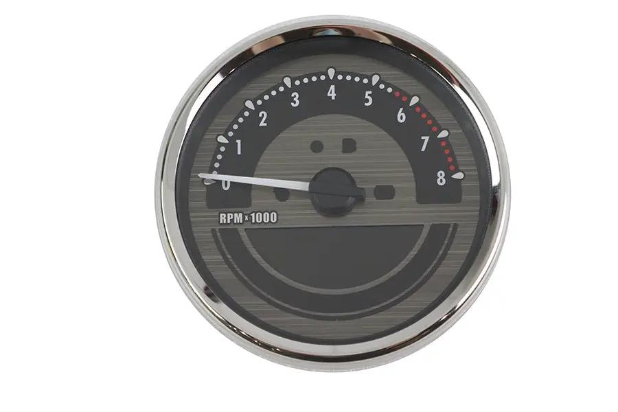 V-Twin 83137 5 Inch Electronic Speedometer Assembly for Harley Davidson FXST and FLST Models by V-Twin