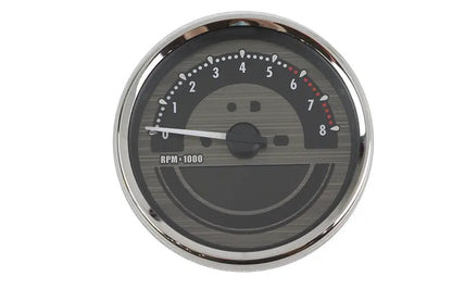 V-Twin 83137 5 Inch Electronic Speedometer Assembly for Harley Davidson FXST and FLST Models by V-Twin