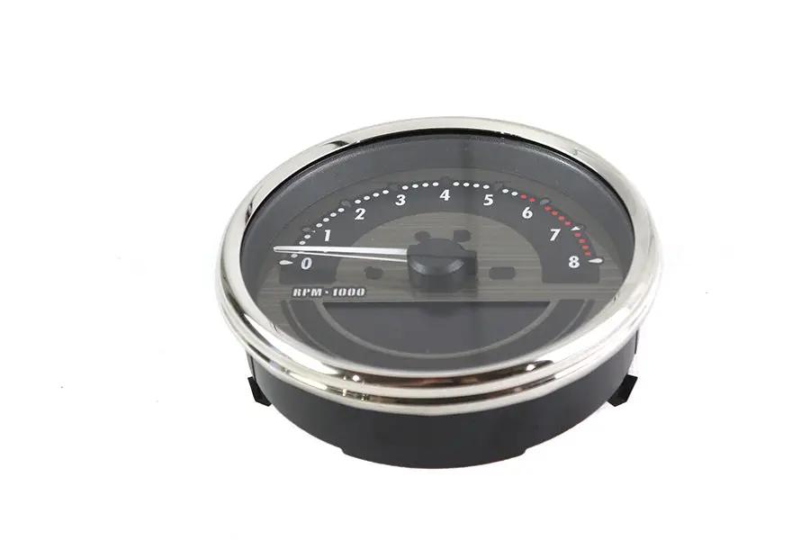 V-Twin 83137 5 Inch Electronic Speedometer Assembly for Harley Davidson FXST and FLST Models by V-Twin