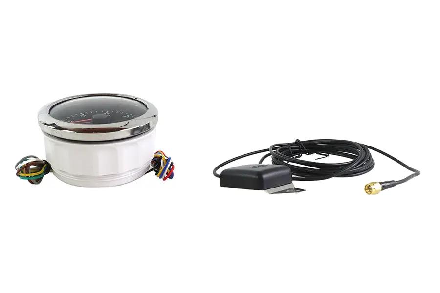 V-Twin 83143 85mm GPS Speedometer and Tachometer Gauge for Harley Davidson FL Models by V-Twin