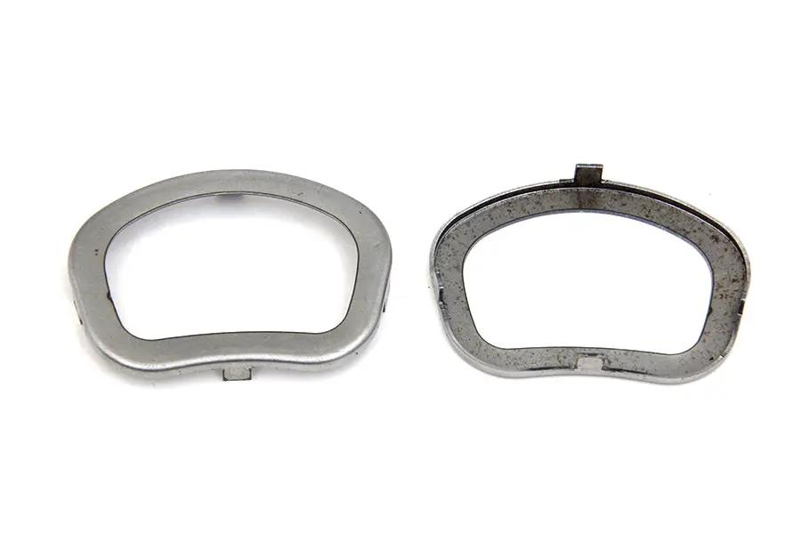 V-Twin Dash Lens Frame Set Raw for Harley Davidson EL and U Models (Part #64603) by V-Twin
