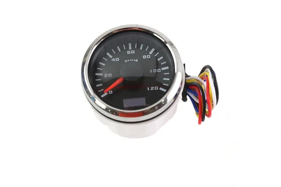 V-Twin 52mm GPS Speedometer Part #83142 – Motorcycle Speed and Navigation Gauge by V-Twin
