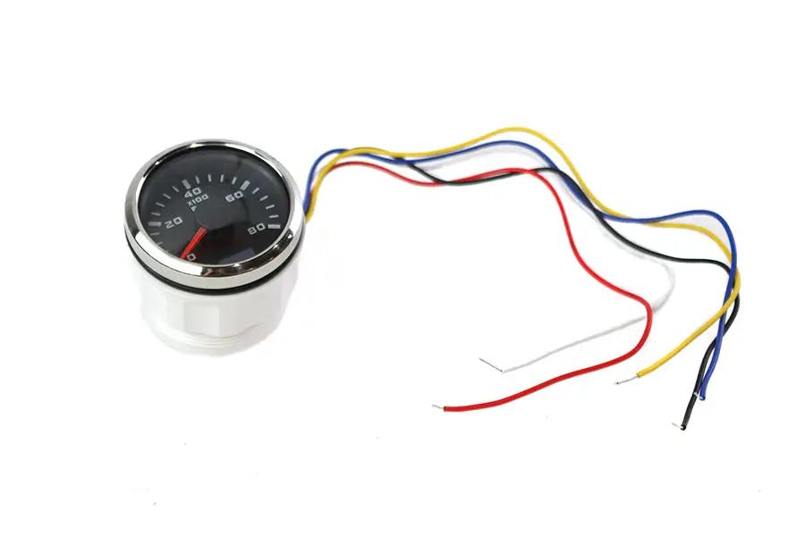 V-Twin 52mm Electric Tachometer Part #83141 – High-Performance RPM Gauge for 2-Cylinder Engines by V-Twin