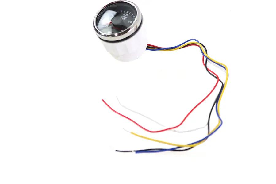V-Twin 52mm Electric Tachometer Part #83141 – High-Performance RPM Gauge for 2-Cylinder Engines by V-Twin