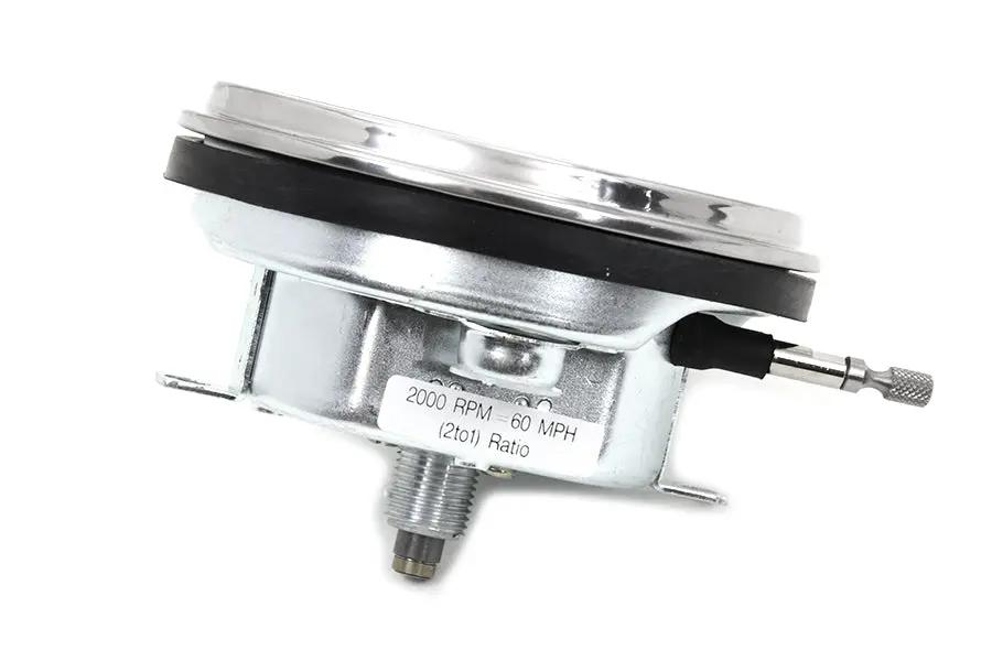 V-Twin 90110B Speedometer with 2:1 Ratio and Red Needle for Harley Davidson FL (1941-1950) by V-Twin