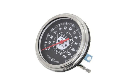 V-Twin Speedometer with 1:1 Ratio and Red Needle for Harley Davidson FL Models by V-Twin