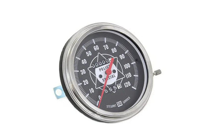 V-Twin Speedometer with 1:1 Ratio and Red Needle for Harley Davidson FL Models by V-Twin