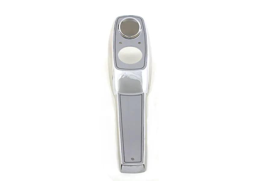 V-Twin FXR Chrome Dash Panel with 52mm Gauge Compatibility by V-Twin