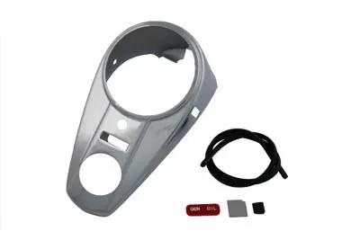 V-Twin Chrome Two Light Dash Panel for Harley Davidson FL (1947-1956) by V-Twin