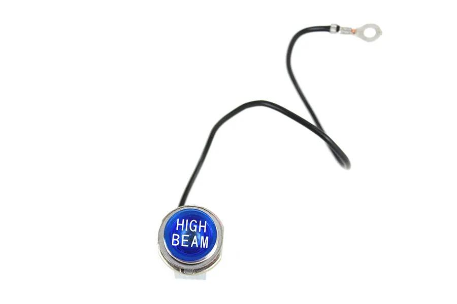 V-Twin Part 70117A Blue High Beam Indicator Lamp for Harley Davidson FX and XL Models by V-Twin