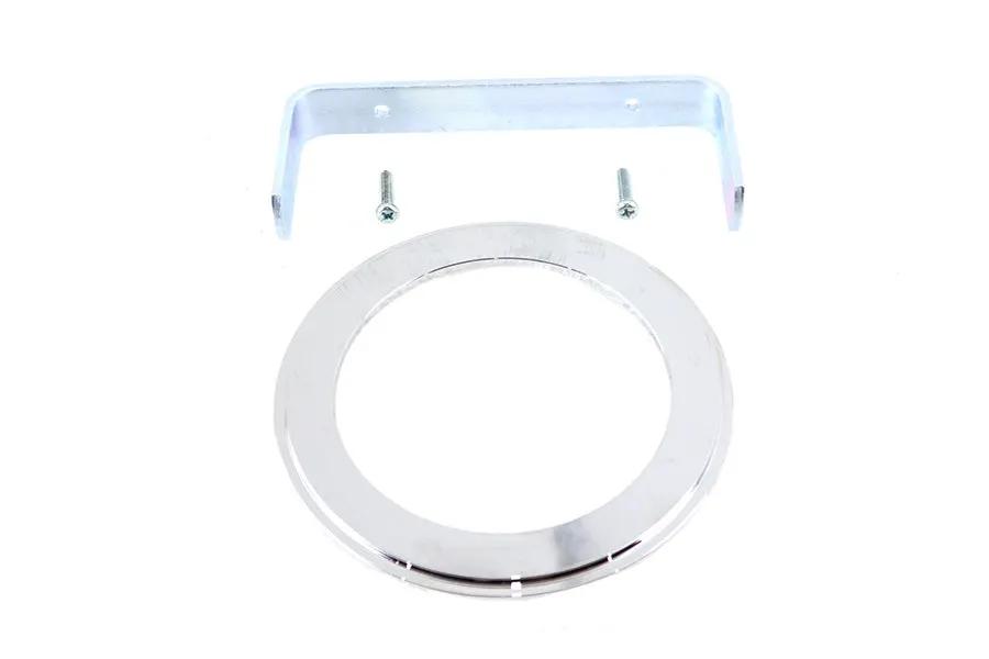 V-Twin Speedometer Adapter Ring Kit Chrome for Harley Davidson FL 1941-1950 by V-Twin