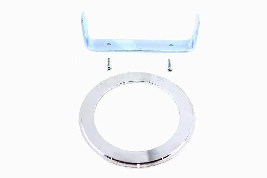 V-Twin Speedometer Adapter Ring Kit Chrome for Harley Davidson FL 1941-1950 by V-Twin