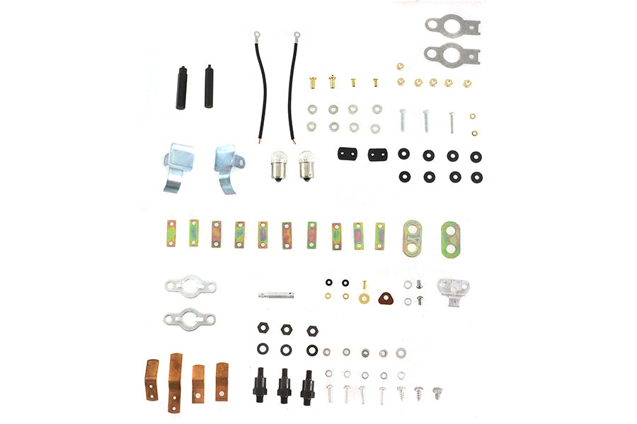V-Twin 39-0159 Replica Cateye Dash Base Rebuild Kit for Harley-Davidson WL and EL
