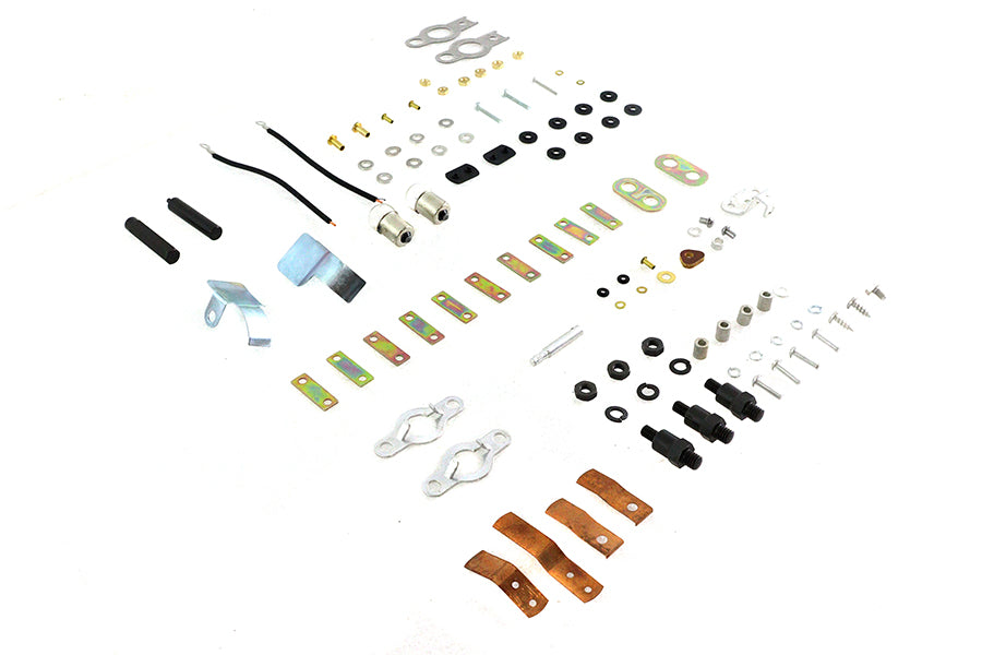 V-Twin 39-0159 Replica Cateye Dash Base Rebuild Kit for Harley-Davidson WL and EL
