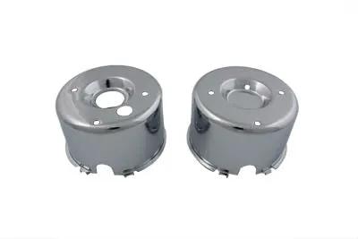 V-Twin Chrome Gauge Cover Set for Harley Davidson FXR & XL Models - Part 71365 by V-Twin