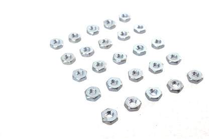 V-Twin Zinc Hex Nut 6/32 Inch Standard – Durable Fastener for Motorcycle Applications