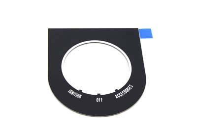V-Twin Dash Cover Switch Nameplate for Harley Davidson FXST Models