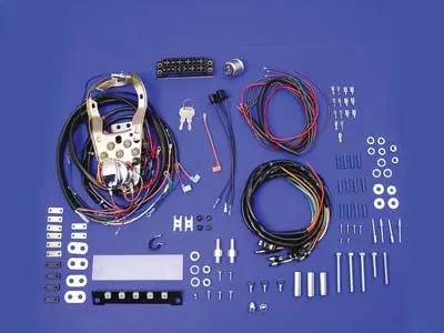 V-Twin 73-77 DSH Assy Five Light Dash Base Wiring Harness Assembly for Harley Davidson FL by V-Twin