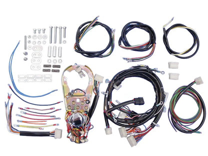 V-Twin 39-0191 5 Light Dash Base Wiring Harness Assembly for Harley Davidson FXST & FLST (1991-1995) by V-Twin